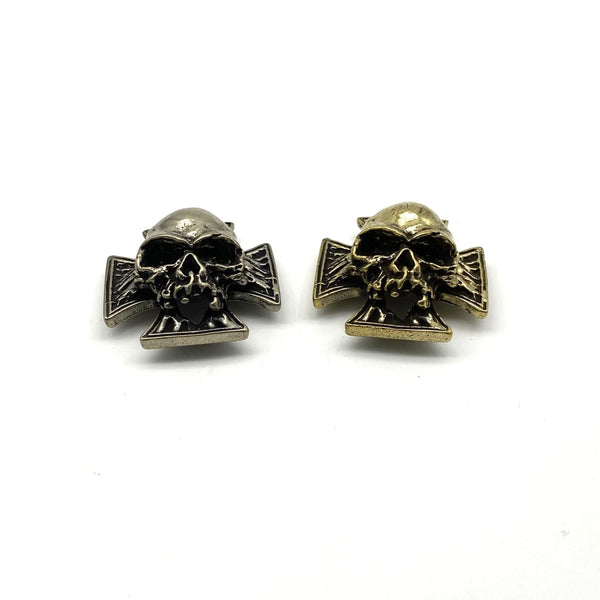 Cross Skull Concho Leather Decor Studs Bag Decoration Rivets Accessories - Concho