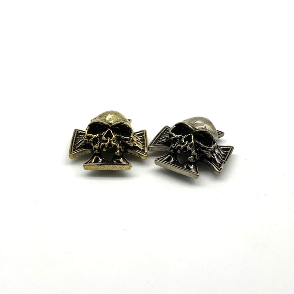 Cross Skull Concho Leather Decor Studs Bag Decoration Rivets Accessories - Concho
