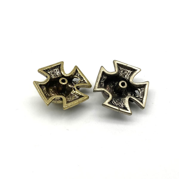 Cross Skull Concho Leather Decor Studs Bag Decoration Rivets Accessories - Concho