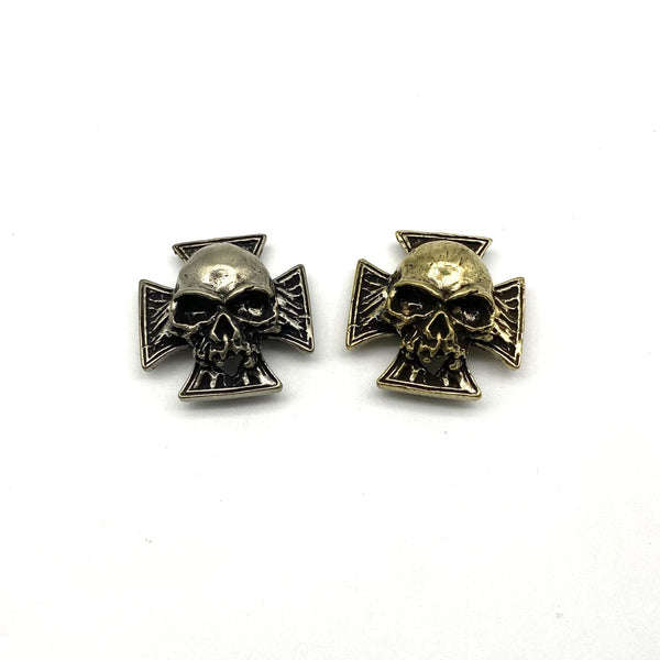 Cross Skull Concho Leather Decor Studs Bag Decoration Rivets Accessories - Concho