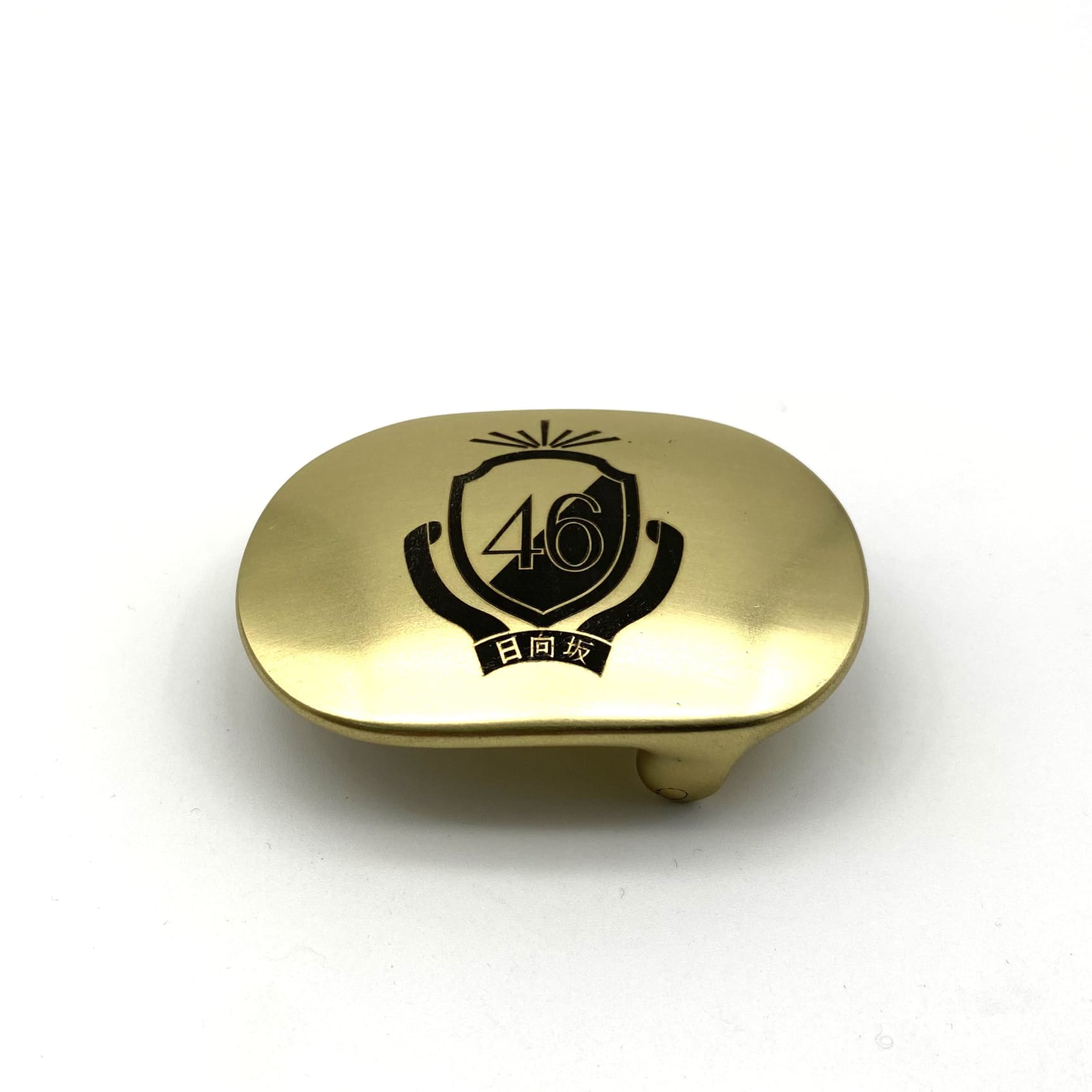 Custom Logo Oval Plain Brass Belt Buckle Leather Craft Belt Fastener - Belt Buckles