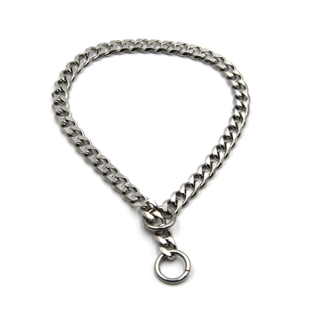 Doberman Choke Chain Stainless Collar Dog Training Necklace Pets