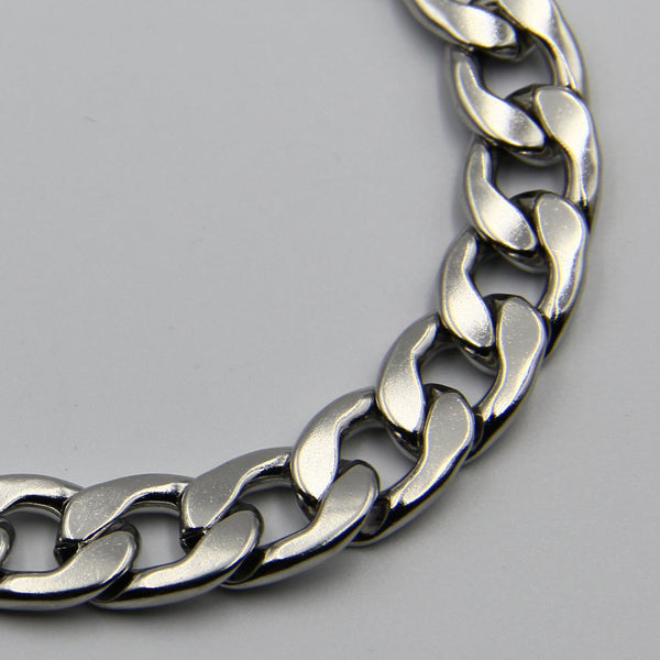 Stainless NK Chain Figaro Chain Stainless Steel 15mm