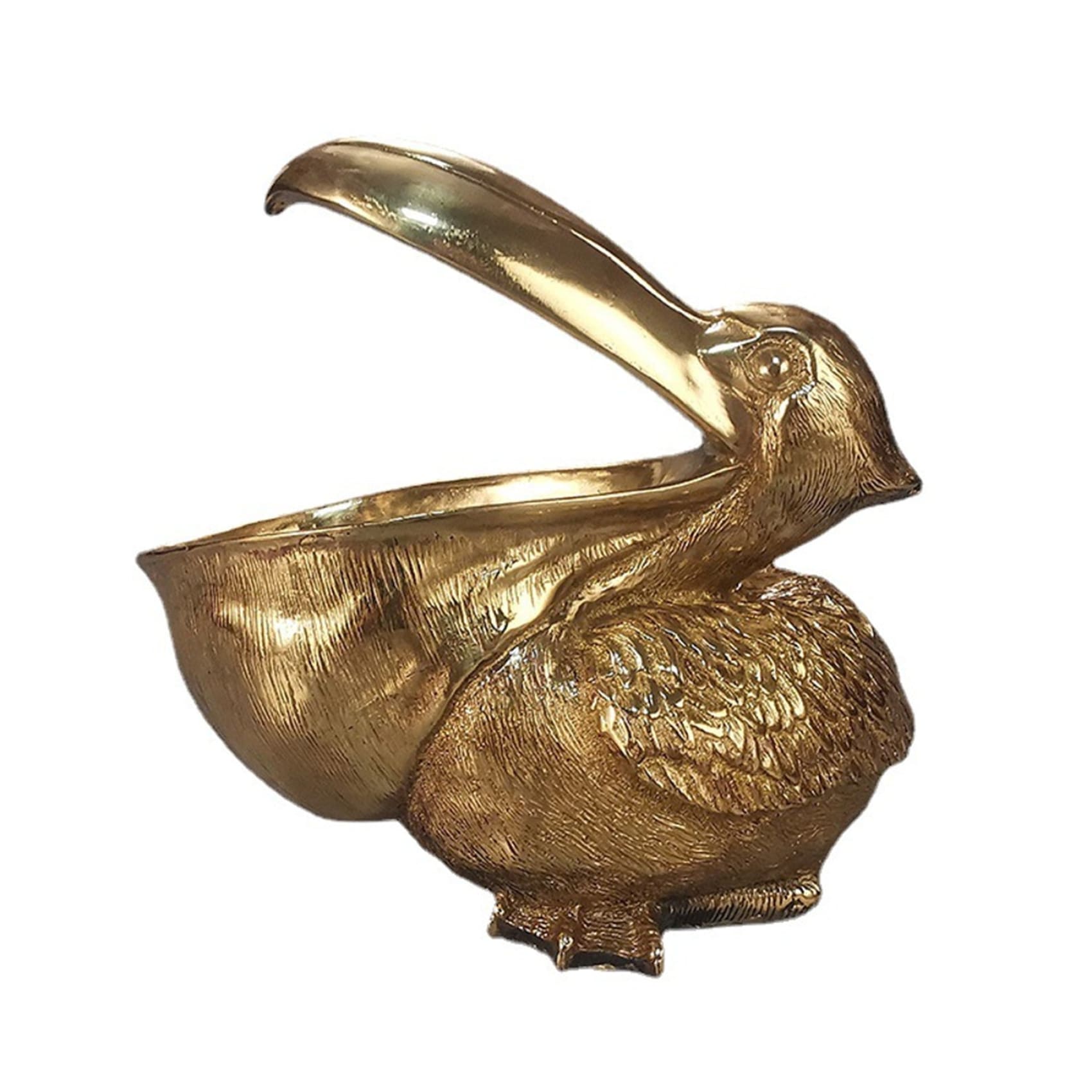 Figurine Pelican Bird Staute,Unique Brass Ashtray Sculpture Home Impro –  Metal Field Shop