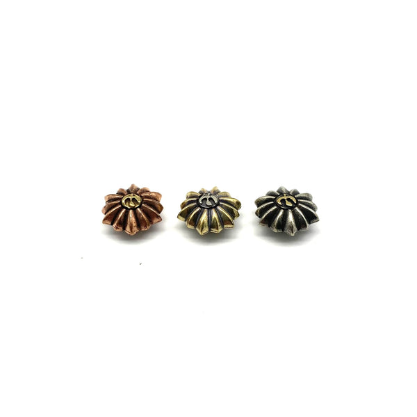 Flower Concho Daisy Rivets Screw Back Fastener Studs For Leather Craft Decoration