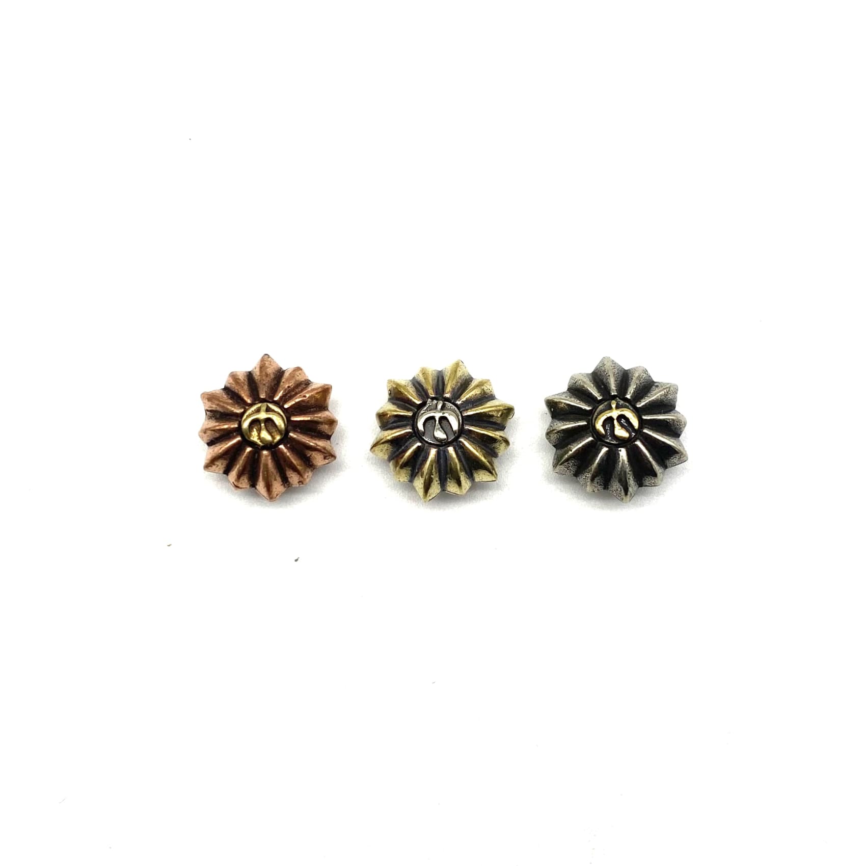 Flower Concho Daisy Rivets Screw Back Fastener Studs For Leather Craft Decoration