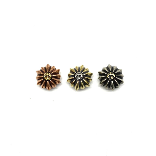 Flower Concho Daisy Rivets Screw Back Fastener Studs For Leather Craft Decoration