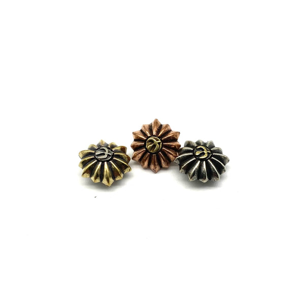 Flower Concho Daisy Rivets Screw Back Fastener Studs For Leather Craft Decoration