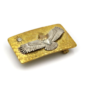 Brass Eagle Buckle,Rectangular Plain Buckle Gold Color Belt Buckle,Leather Craft Fitting Hardwares