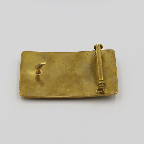 Brass Eagle Buckle,Rectangular Plain Buckle Gold Color Belt Buckle,Leather Craft Fitting Hardwares