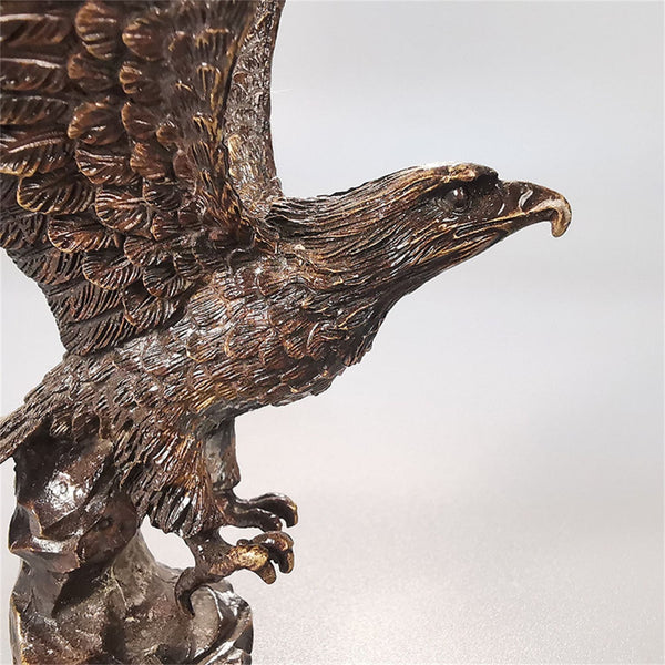 Home Improvement Brass Eagle Sculptures & Statues House Office Decorartion Ornaments - Sculptures & Statues