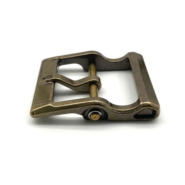 Japan Detachable Design Buckle Retro Finish Brass Belt Fastener 40mm - Belt Buckles Brass
