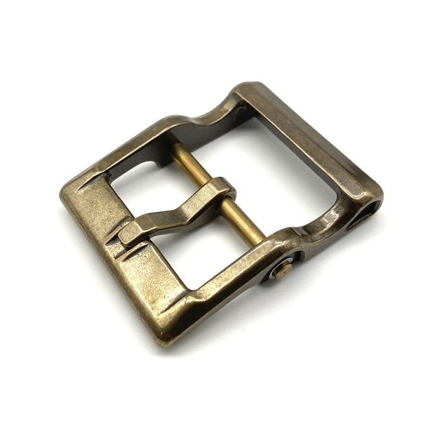 Japan Detachable Design Buckle Retro Finish Brass Belt Fastener 40mm - Belt Buckles Brass
