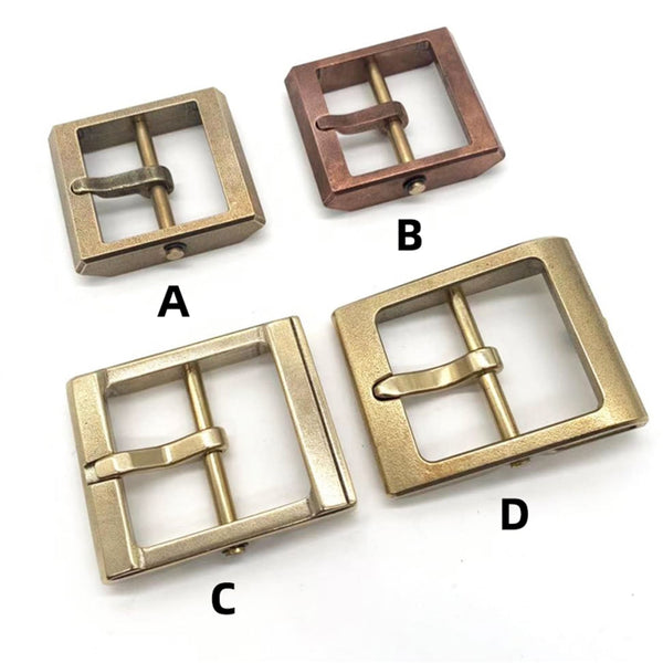 Japanese Design Belt Buckle Detachable Solid Brass Buckles - Belt Buckles Brass