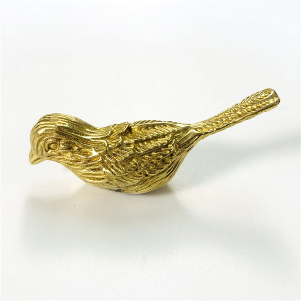 Kids Room Birds Drawer Pull Solid Brass Door Pulls Knobs