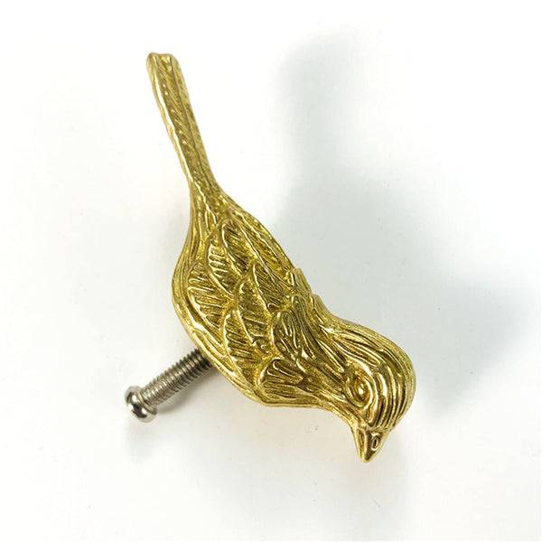 Kids Room Birds Drawer Pull Solid Brass Door Pulls Knobs