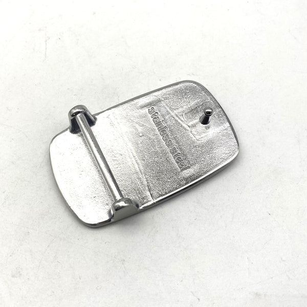 Matte Finish Stainless Plain Buckle For Leather Belt Crafting - Belt Buckles Stainless