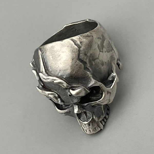 Mens Gifts Skull Sterling Silver Ring - Rings