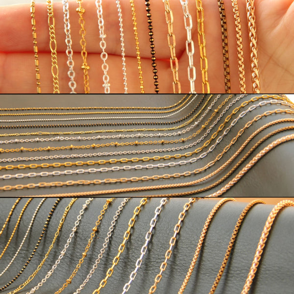 Minimalist Neckalce,Women Necklace,Kids Necklace,Cusotmized Size C14-C7Brass - Necklaces