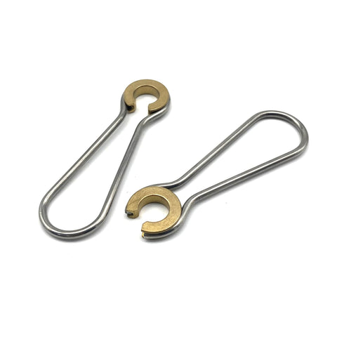 Minimal Key Lock,Stainless Key Hook,Men's Streetwear Keychains