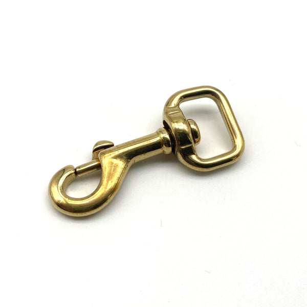 Premium Brass Snap Bolt Gold Clasp Clip Leather Swivel Hook