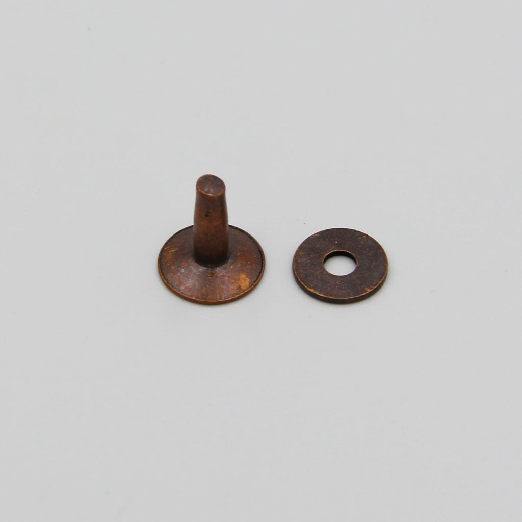 Red Copper Rivets With Burrs,Leather Fastener Rivet,Wood Work Binding –  Metal Field Shop