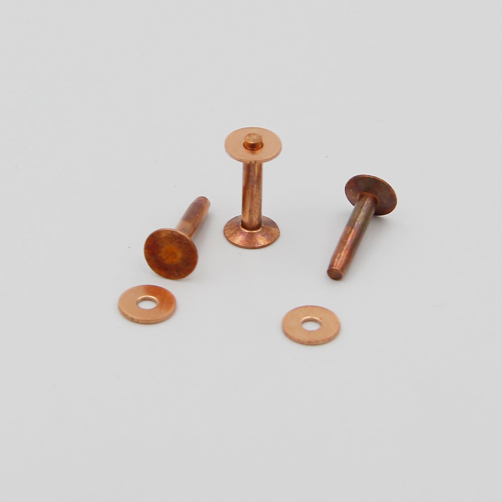 Red Rivet Red Copper Rivets With Burrs,Leather Fastener Rivet,Wood Work Binding ...