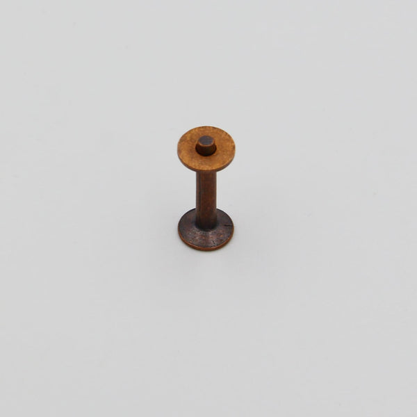 Retro Copper Burrs&Rivets Leather Craft and Wood Work Binding Fastener Rivet 3x19mm - Rivets