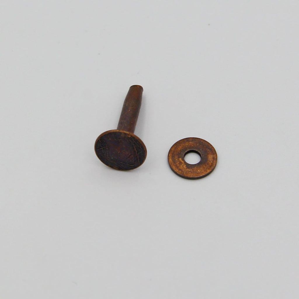 Retro Copper Rivets With Burrs,Leather Fastener Rivet,Wood Work Bindin ...