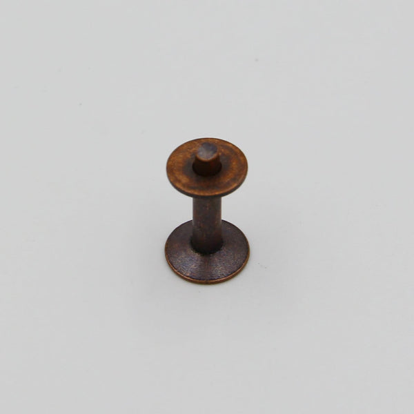 Retro Copper Rivets With Burrs,Leather Fastener Rivet,Wood Work Binding Rivet 4x21mm - Rivets