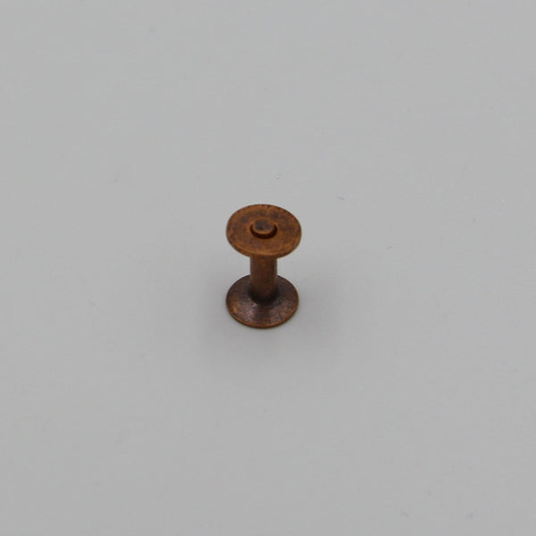 Retro Copper Rivets&Burrs,Leather Fastener Rivet,Wood Work Binding Rivet 3x14mm - Rivets