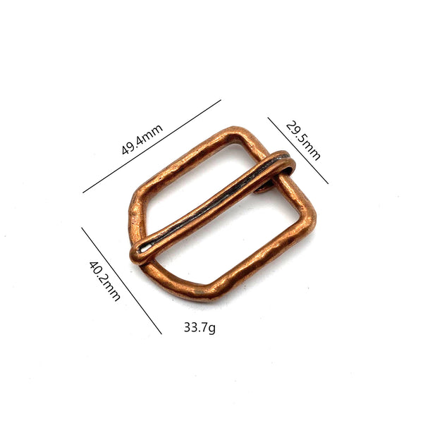Rustic Copper Belt Buckle 30mm Leather Belt Fastener Hardwares