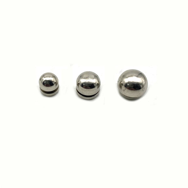 Silver Screw Post Button Mushroom Rivet Leather Bag Feets