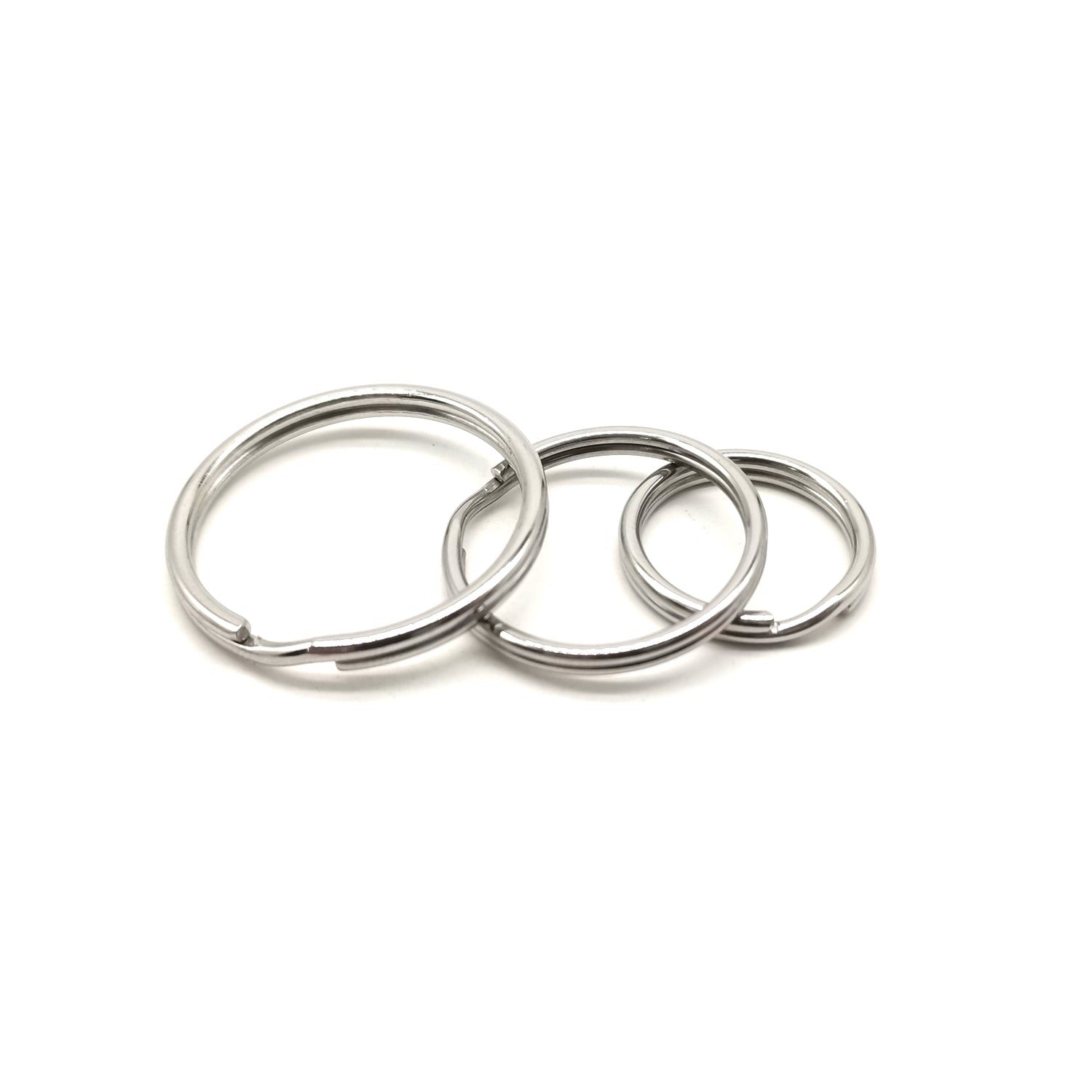 Stainless Keyrings Round Circle Split Ring 20mm