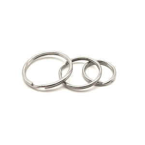 Stainless Keyrings Round Circle Split Ring 20mm