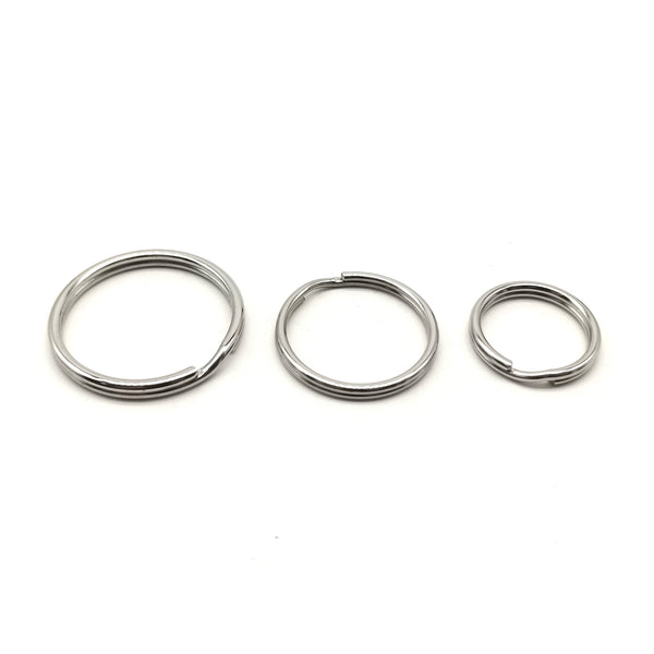 Stainless Keyrings Round Circle Split Ring 20mm