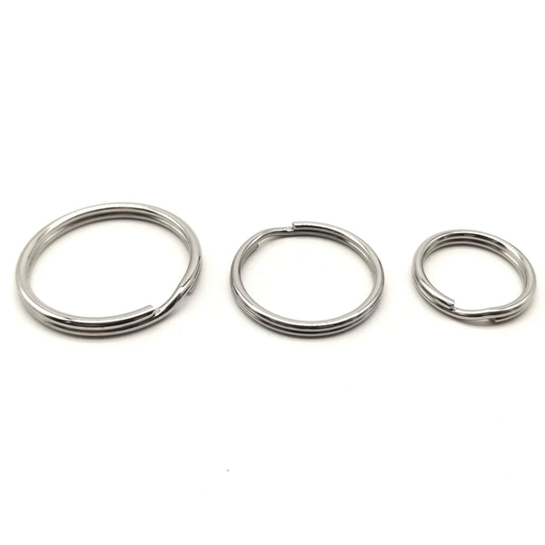 Stainless Keyrings Round Circle Split Ring 20mm