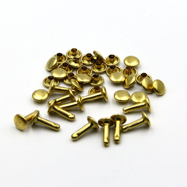 Snap Buttons for DIY Leather Crafts Hammer Drive Rivets - Metal Field