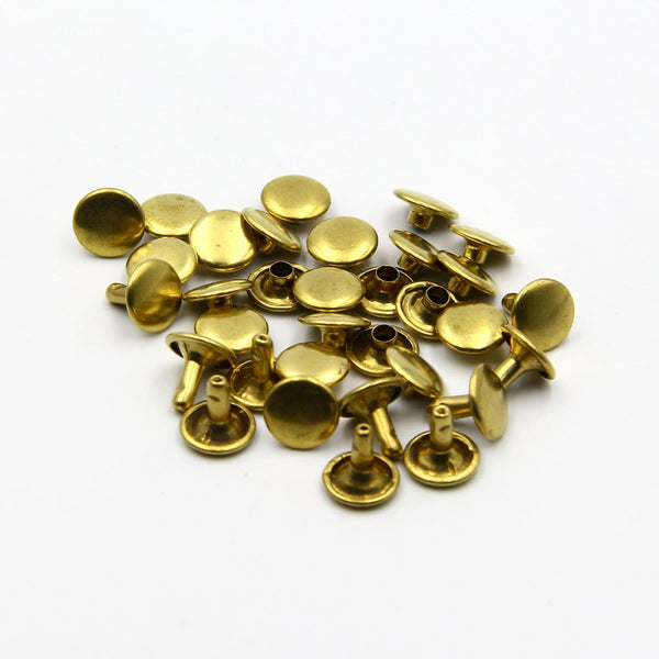 Snap Buttons for DIY Leather Crafts Hammer Drive Rivets - Metal Field