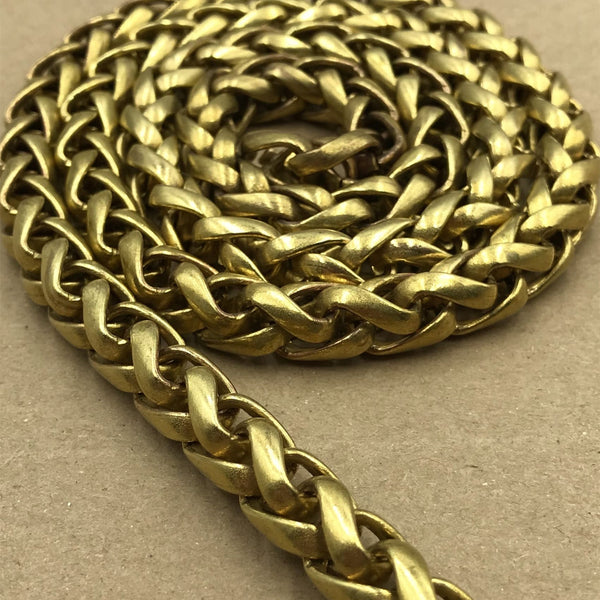 Solid Brass Wheat Chain Palma Chain 6mm