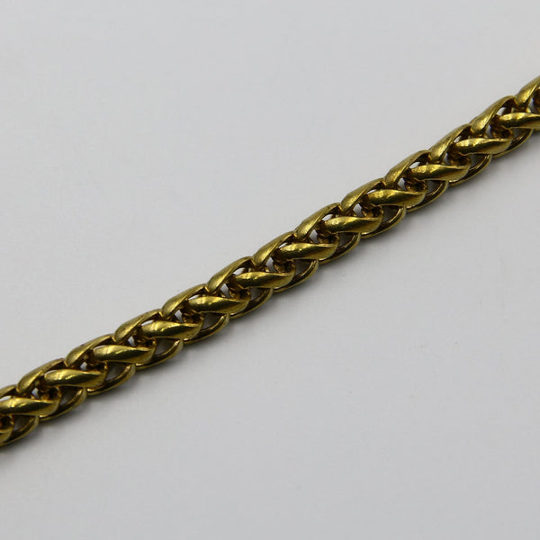Solid Brass Wheat Chain Palma Collar DIY Chain 8mm