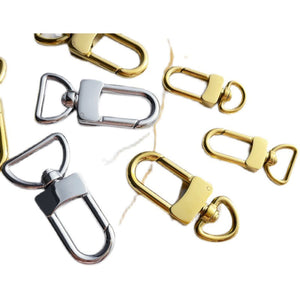 Stainless Handbag Chain Snap Clasp Gold/Nickel Color - snap closure