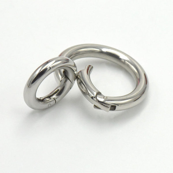 Stainless Spring Ring Keyring Jump Rings Chain Connector - split ring