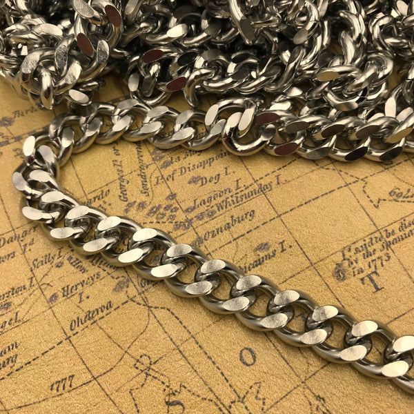 Curb Chain Making Bracelets 11mm - Metal Field