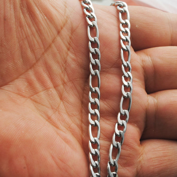Figaro Chain 6.0mm Jewelry Making DIY - Metal Field