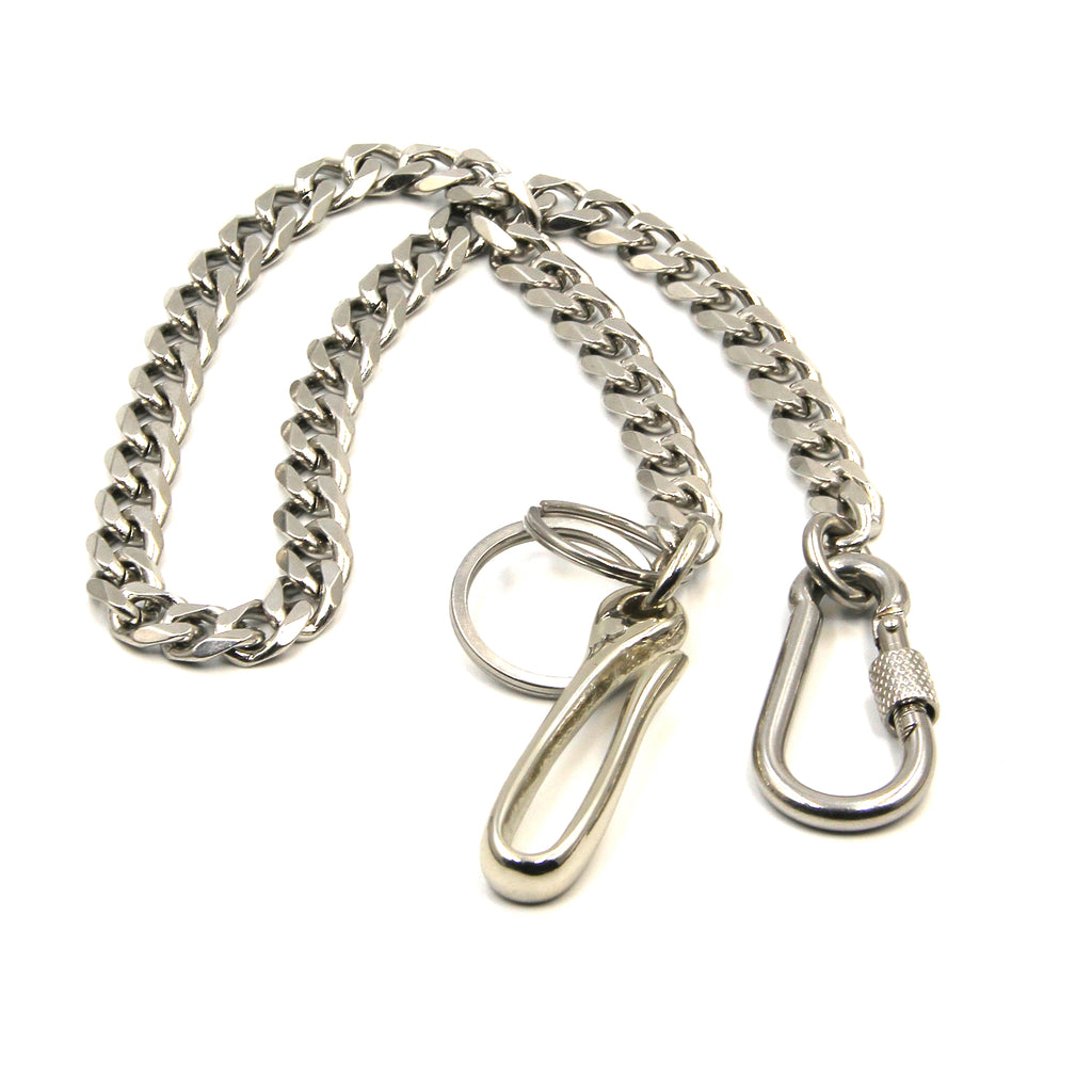 Wallet Keychain Chain Silver Wallet Chain Leather Belt Key Holder Keychain Stainless Steel P ...