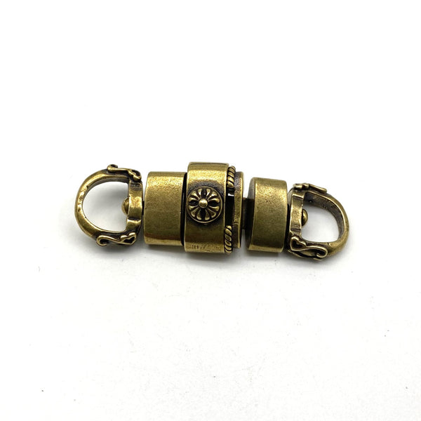 Swivel Double Head Hook Keychain Decor Connector Brass Chain Linker - Clasps & Hooks