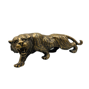 Tiger Statue,Home&Office Decoration Ornaments,Christmas Gifts,Hand Crafted Animal Sculpture
