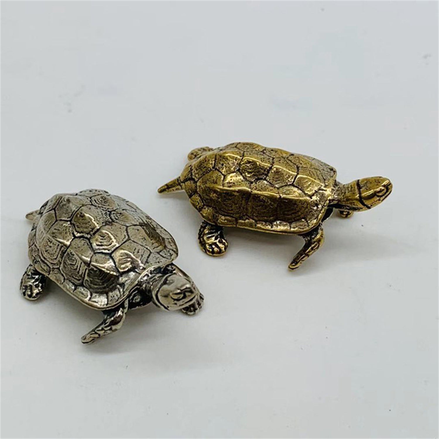 Brass Turtle Figurine,Tabletop Decoration Ornament,Turtle Statue,Turtle Knick Knack,Children's Gifts