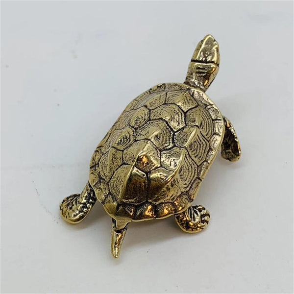 Brass Turtle Figurine,Tabletop Decoration Ornament,Turtle Statue,Turtle Knick Knack,Children's Gifts